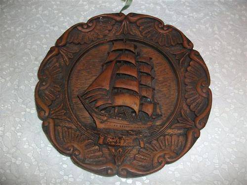 Decorative wooden wall plate (no2)