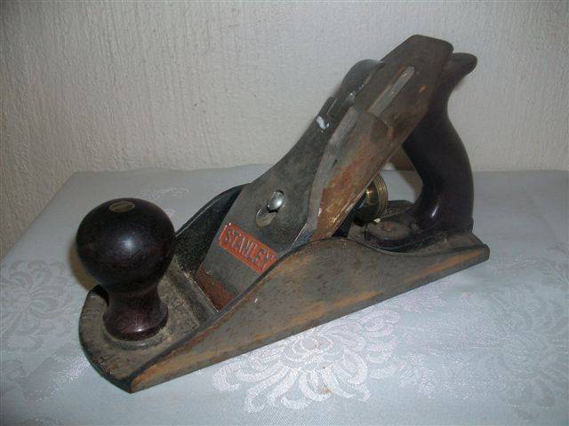 smaller vintage standely wood plane