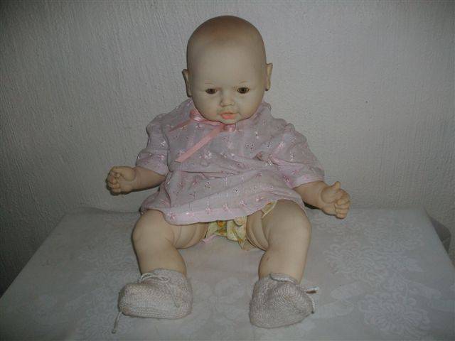 Large vintage baby angel doll