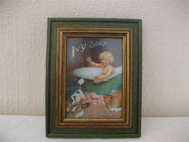 Small and lovely vintage print ideal for a bathroom