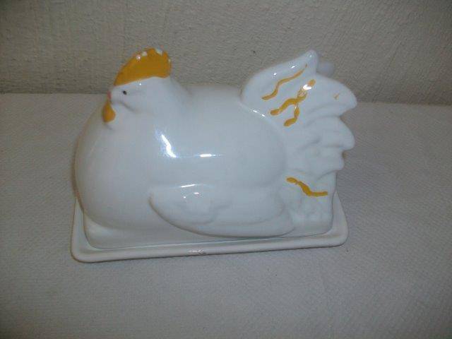 chicken butter dish