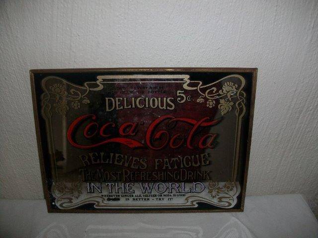 Coke cola mirror ideal for you're bar some wear noted