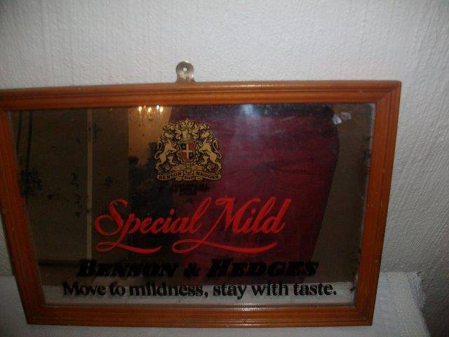 Bar mirror with some wear noted