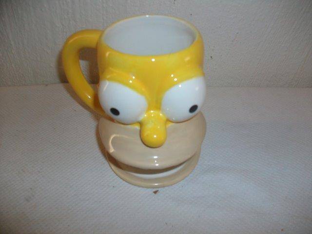 Homer Simpson character mug