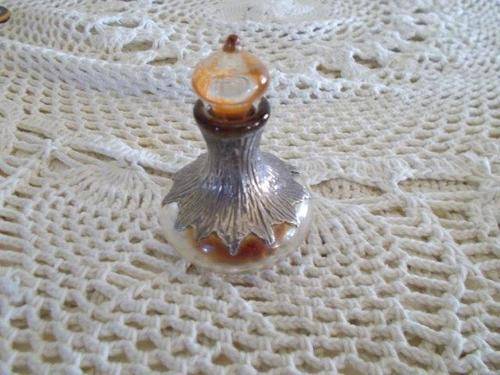 Small glass perfume bottle