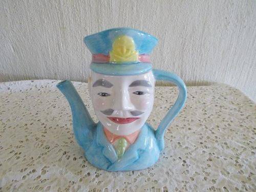 Character police man tea pot