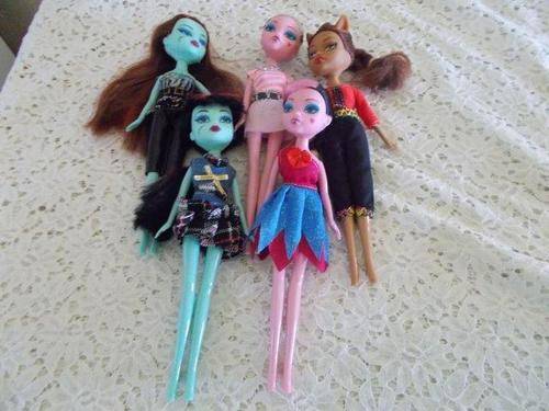 Collection of monster dolls