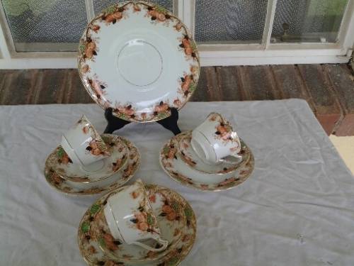 Pretty part vintage Royal staffordshire tea set