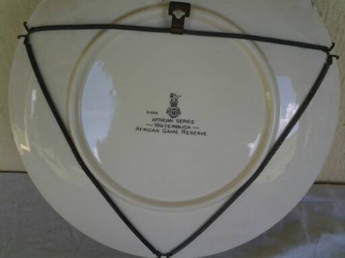 large royal doulton african game resrve  theme porcelain display wall plate