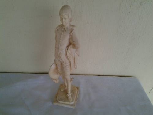 nice tall vintage resin man figurine for you're collection