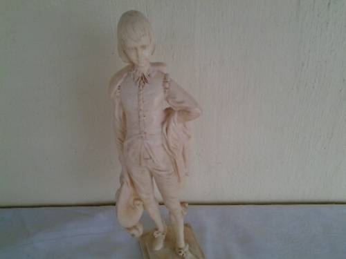 nice tall vintage resin man figurine for you're collection