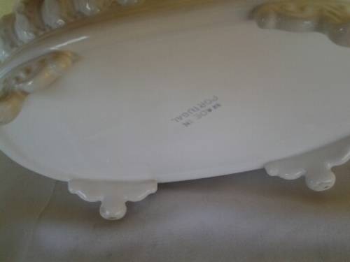 large stunning porcelain made in Portugal porcelain pot plant holder