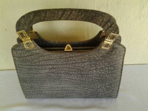 stunning genuine leather buffalo  skin bag