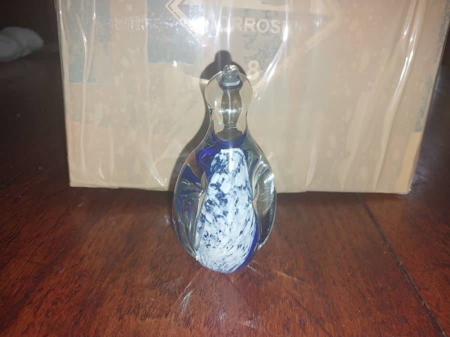 Stunning little glass penguin