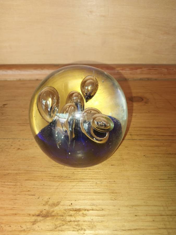 Large glass paper weight
