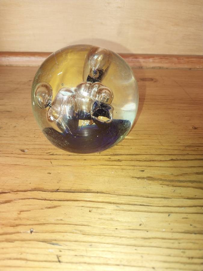 Large glass paper weight