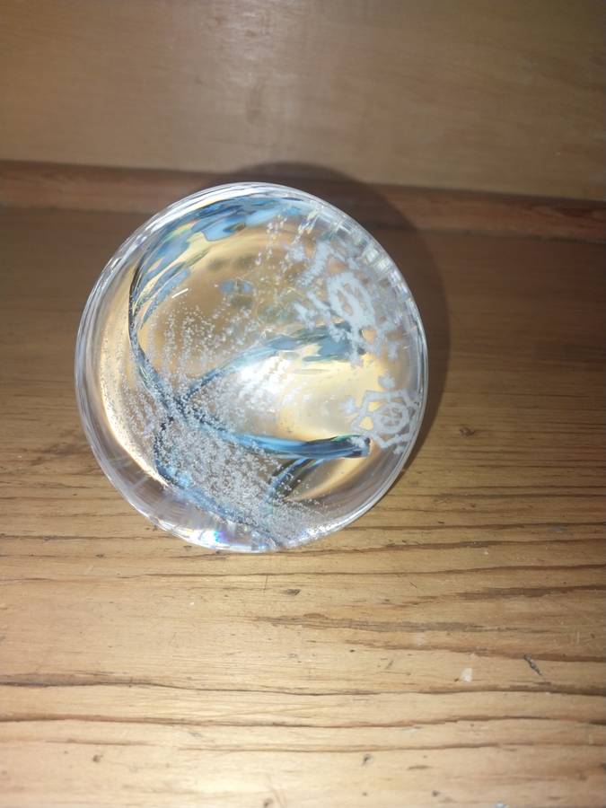 Large glass paper weight