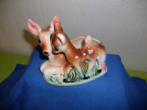mother buck with her calf bambi