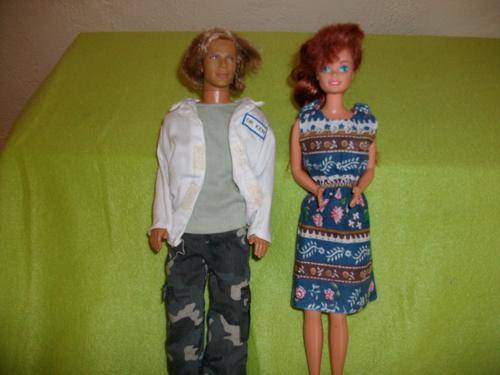 Ken and barbie lot, by Mattel