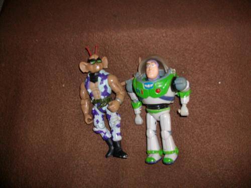 Biker mouse with buzz from toy stroy