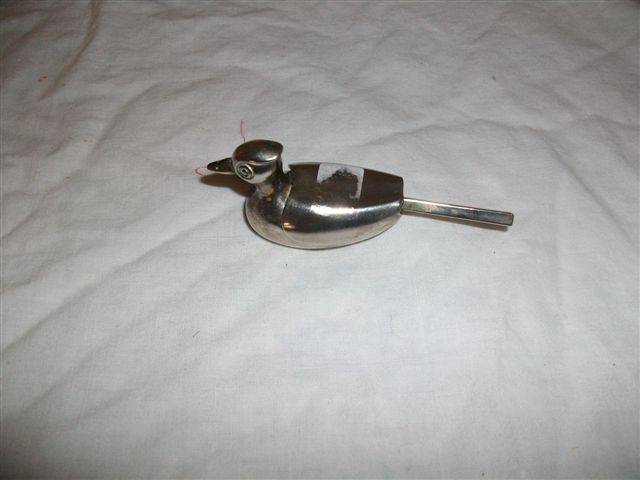 Small and cute duck mustard pot with spoon