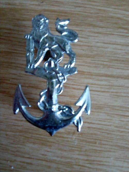 SA Naval Cadets chrome cap badge