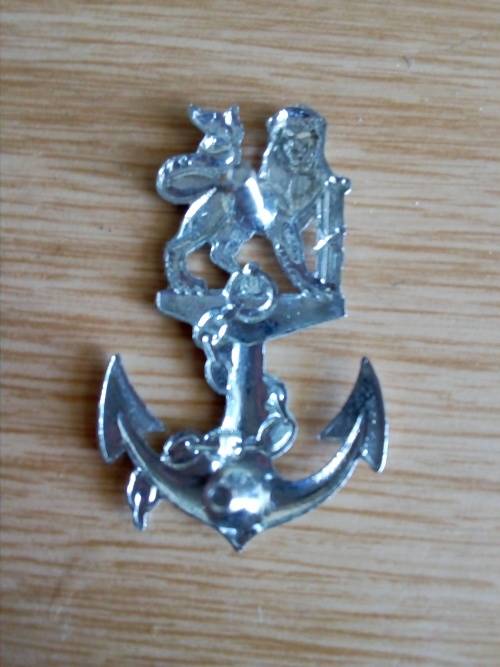 SA Naval Cadets chrome cap badge