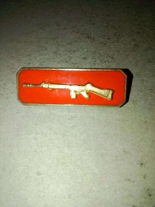 Gold Marksman Skiet  Balkie, Instructor's badge, Dinnes 887