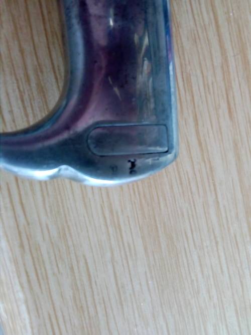 Imperial German KS98 chromed sawback dress bayonet by Erfurt