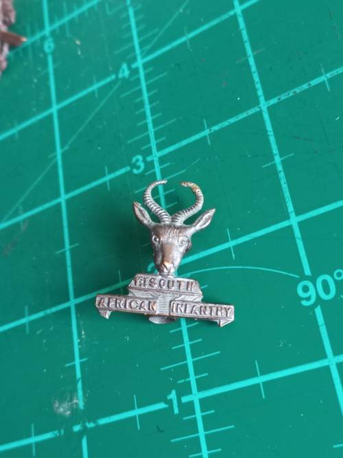 WWI SA Brigade 1 SA Infantry bronze collar