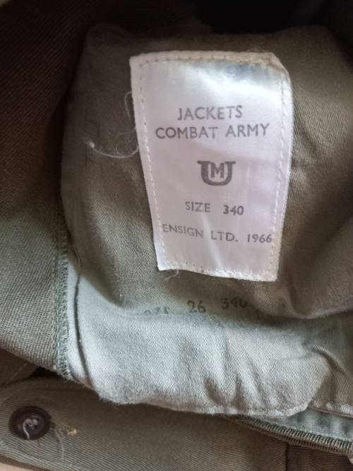 SADF Bunny Jacket, Khaki and smooth material, 34 chest