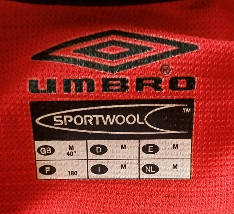 Vintage Manchester United jersey, by Umbro 40`, genuine