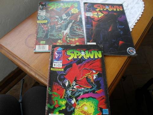 3x SPAWN  -IMAGE COMICS  -1992 -1993