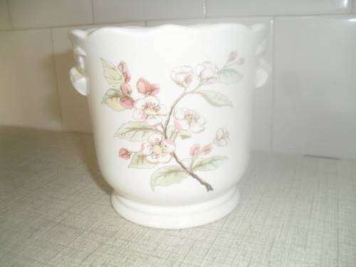 (fyr) a GORGEOUS ROYAL WINTON POTTERY IRONSTONE STAFFORSHIRE ENGLAND POT PLANTER - 11.5cm tall 12cm