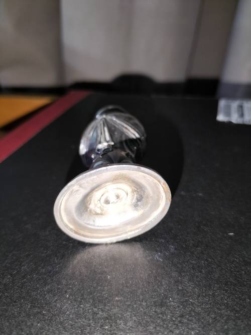 A VICTORIAN BIRMINGHAM SILVER PEPPERETTE.  21gms