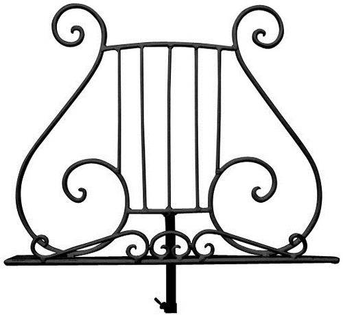Orchestral/Sheet Music Stand, Wrought Iron