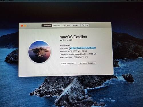 **** APPLE MACBOOK AIR 13` i7 with 250GB SSD *** A1466 - 2013