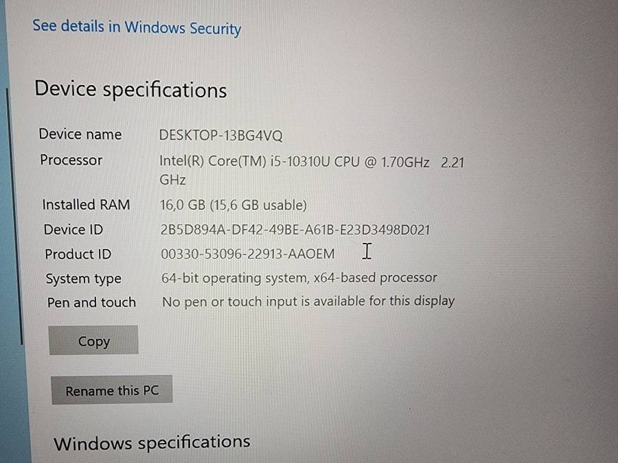 ***Dell laptop: Latitude 5410 ***  ` i5 10th gen *** 16gb/256gb!!!