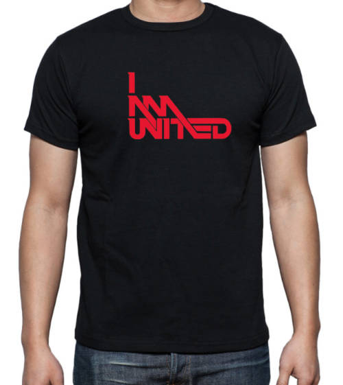 I am United Manchester United Adult T-shirt / MUFC / United Novelty T-Shirt/ Gift /Red Devils