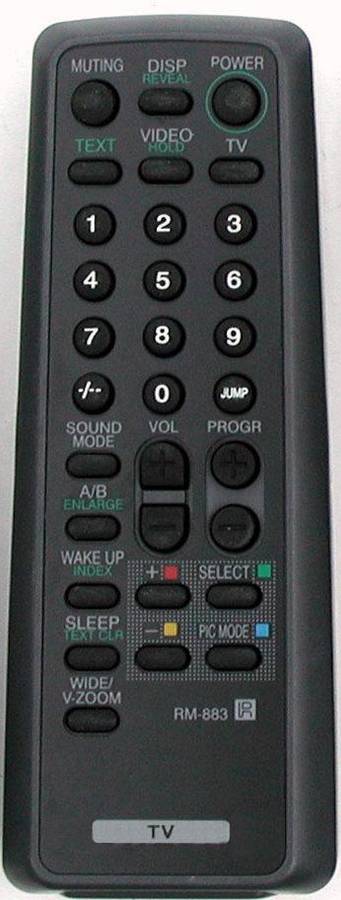 Sony TV  RM-883 Replacement remote  BRAND NEW