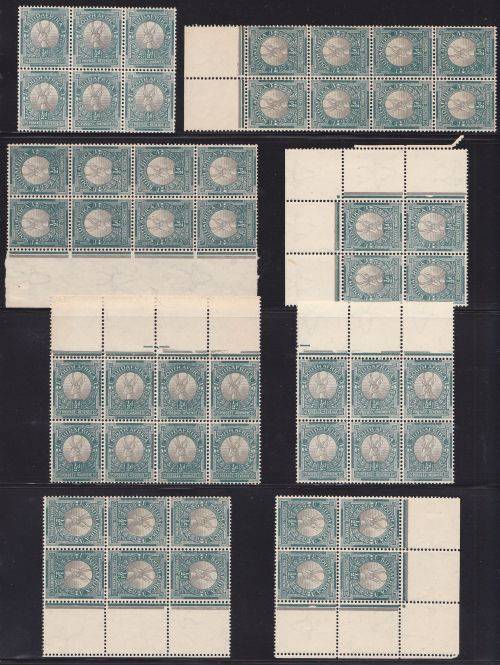 Union Springbok issue blocks unmounted mint.