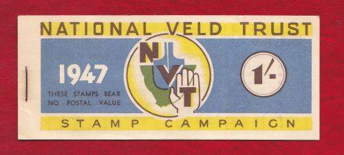 Union National Veld Trust 1947 labels 1's booklets (x12) labels.