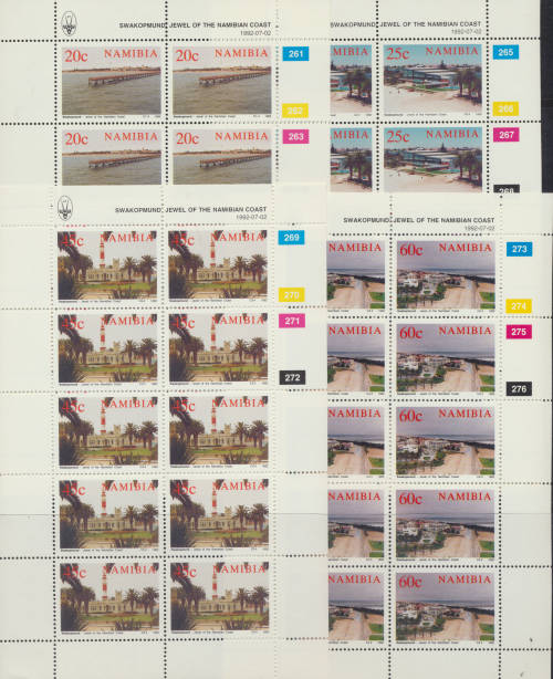 NAMIBIA 1992 - SACC 55/8-  FULL SHEETS - FINE MINT