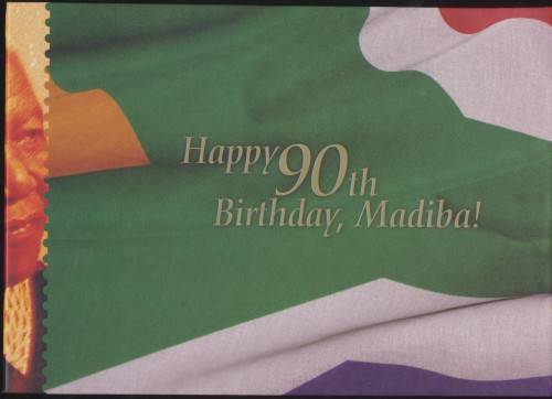 RSA  - MANDELA 90th BIRTHDAY FOLDER