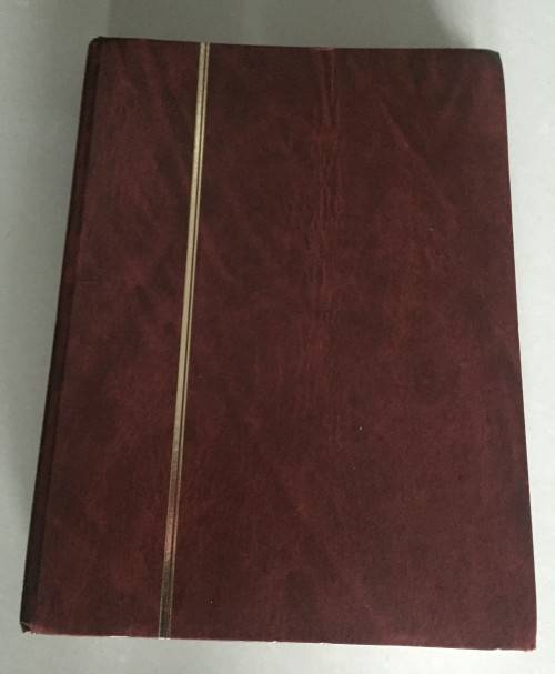 24 PAGE ( 48 SIDE )  EMPTY STOCK BOOK ALBUM - GOOD CONDITION