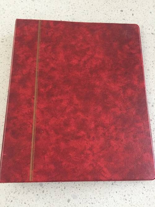 16 PAGE ( 32 SIDE )  EMPTY  ALBUM WITH  PVC INSERTS  - GOOD CONDITION