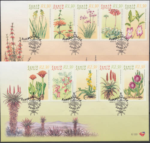 RSA -  2000 -  MEDICINAL PLANTS -   FD COVER SET