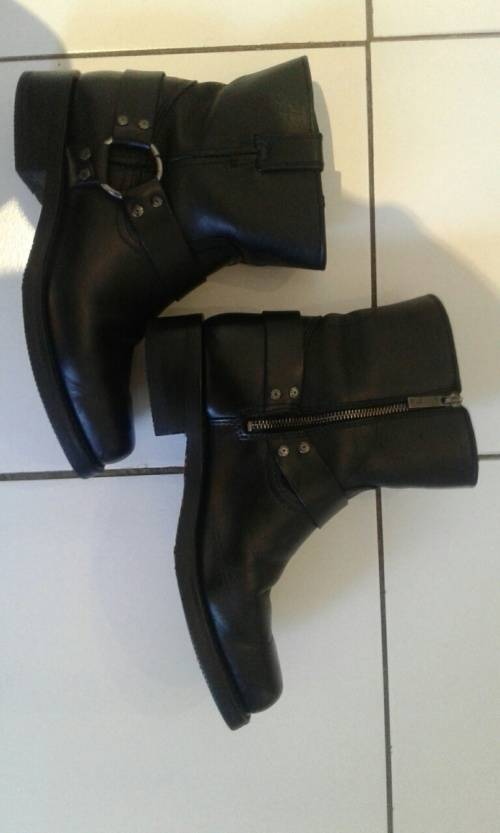 Harley Davidson Leather Boots * Good Condition