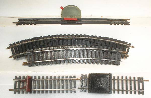 LIMA HO TRACK: 8pc Mixed Used Metal Track in fair condition (made in Italy)