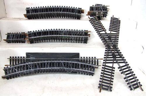 LIMA HO: 23pc Special Mixed Metal Track in good used condition. (Italy)